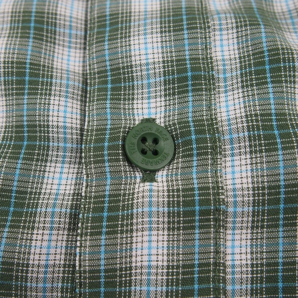 The North Face Shirt Men's XL Extra Large Green Button Down Fishing Hiking EUC!!